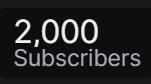 Class's tweet photo. WE HIT 2,000 SUBBIES! #RIPREECE https://t.co/HaB0roD0f7