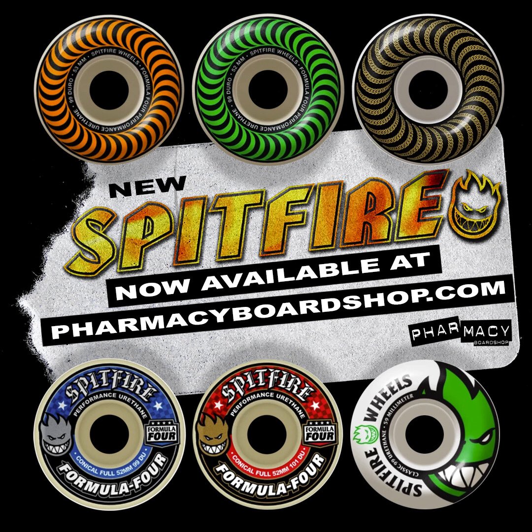 Spitfire available @ pharmacyboarshop.com