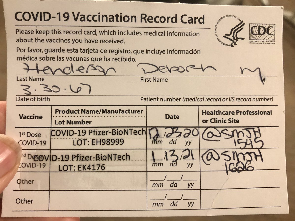 D.Henderson, MD (@dmhender) on Twitter photo What a moment 🙌🙌. Received 2nd dose #PfizerCovidVaccine ! Great thanks to all that made this possible to the scientists, researchers, volunteers and <a href="/MarthaJefferson/">Martha Jefferson</a> for vaccinating me.. deeply grateful!!#crushcovid #imvaccinated #CovidVaccine #grateful What a moment 🙌🙌. Received 2nd dose #PfizerCovidVaccine ! Great thanks to all that made this possible to the scientists, researchers, volunteers and <a href="/MarthaJefferson/">Martha Jefferson</a> for vaccinating me.. deeply grateful!!#crushcovid #imvaccinated #CovidVaccine #grateful
