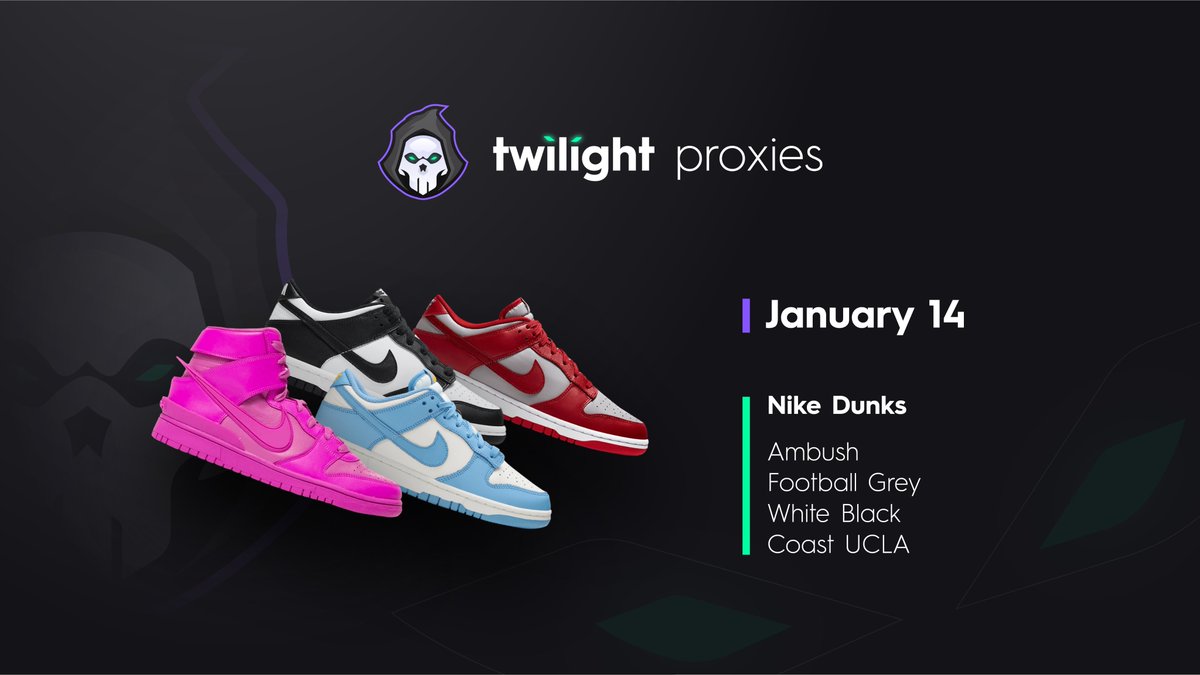 2021 hits the ground running with some strong releases 🎯

Who needs to hit Footsites week on week with us? 

Hit that retweet and keep your DMs open ♻️