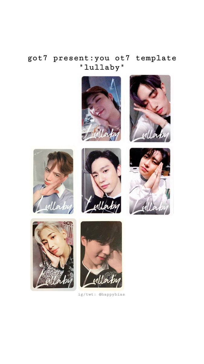 happybias's tweet photo. GOT7 PRESENT : YOU ALBUM PHOTOCARDS GROUP TEMPLATES

*do not remove credit* https://t.co/Vcf07sSq8o