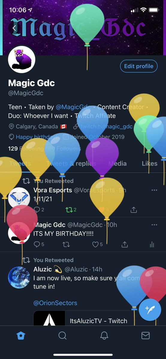 MagicGdcAlt's tweet image. Might as well post this, got locked on my birthday right after I took this picture