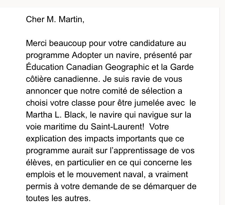 JDaniel_M's tweet photo. Fier que ma classe fut choisi pour participer au programme @CanGeoEdu #dfsno #mgrlang #drummond https://t.co/IecA6WF9vE
