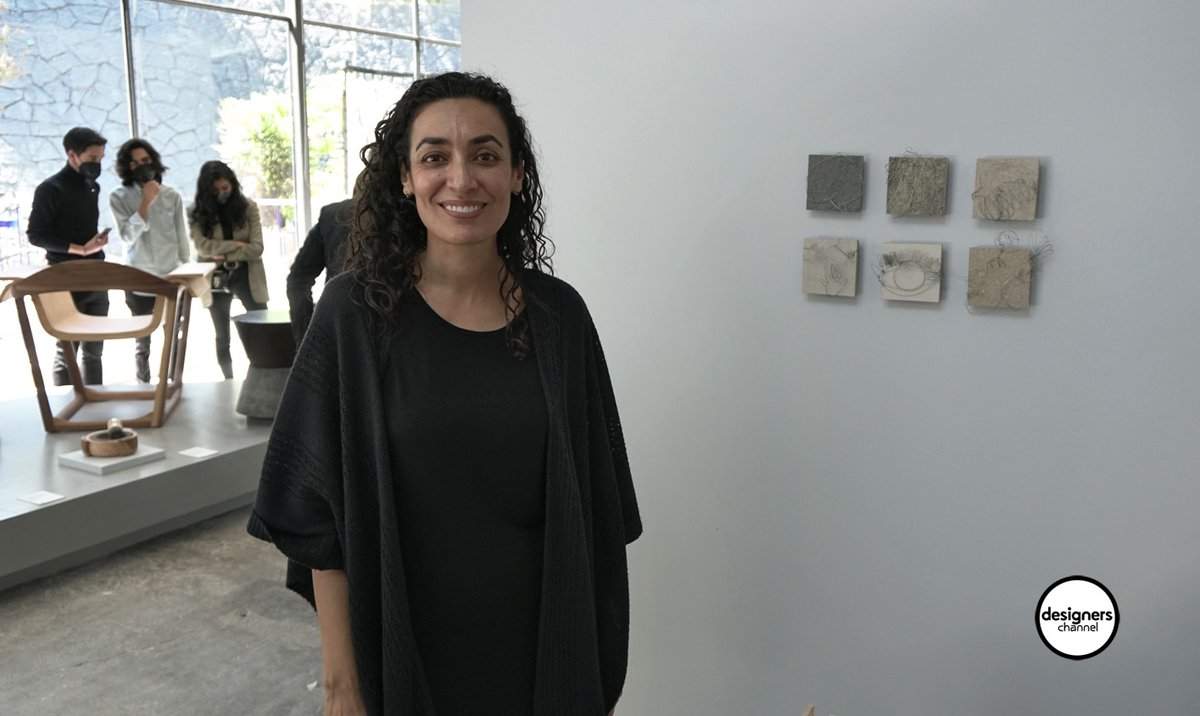 designerschan's tweet photo. UN OJO AQUÍ Y UN DIENTE ALLÁ. 
De Penelope de la Madrid y Amalia Buergo. Intervención con alambre galvanizado sobre porcelanatos de 10 x 10 cm. de la marca Firenze.
@designweekmex 2020 Inédito. @AbakaInterior https://t.co/UGBS4WcpCk