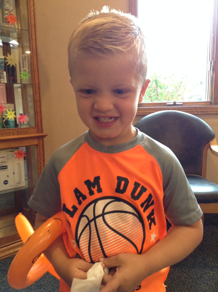 Bennett is in the No Cavity Club! Toothfully Yours Dr. Patty!