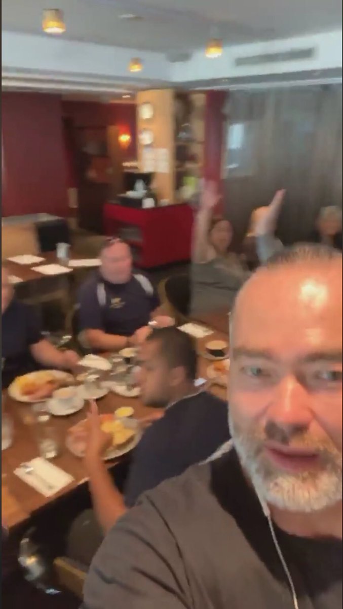 After breakfast with all his mates, Billy says there’s already a big turnout while they walk off their meals.Now they’re off to parliament to protest for their “freedom” from lockdowns that apparently he stopped from happening or was it just another prediction gone wrong?