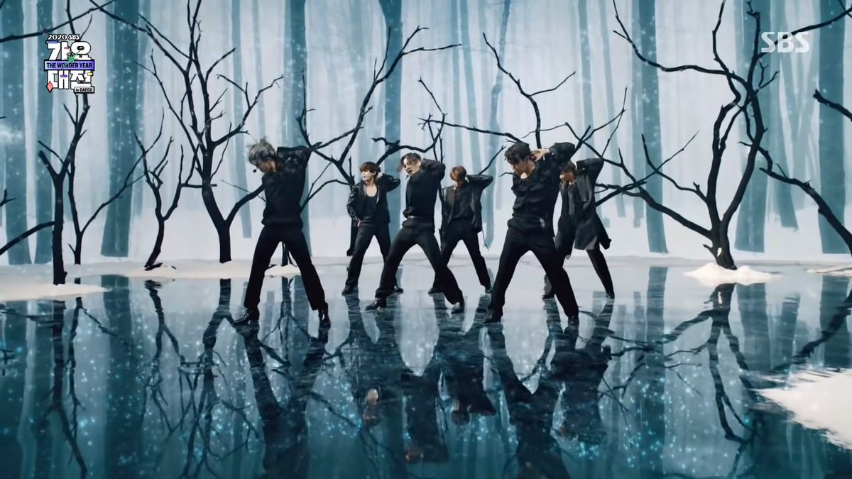 Singularity is the only song that mentions a "frozen lake":Over the winter lake I was thrownA thick ice has formedThe VCR for the LY tour had that same frozen/winter effect as well. Are they connected somehow?The word "singularity" has very specific meanings... @BTS_twt