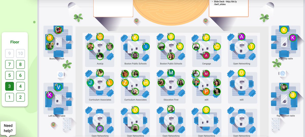 BostonEdTech's tweet image. Networking in a remote environment! Dedicated tables with leading #edtech organizations! Come join your peers now! meetup.com/Boston-EdTech-… #BETF #education #networking