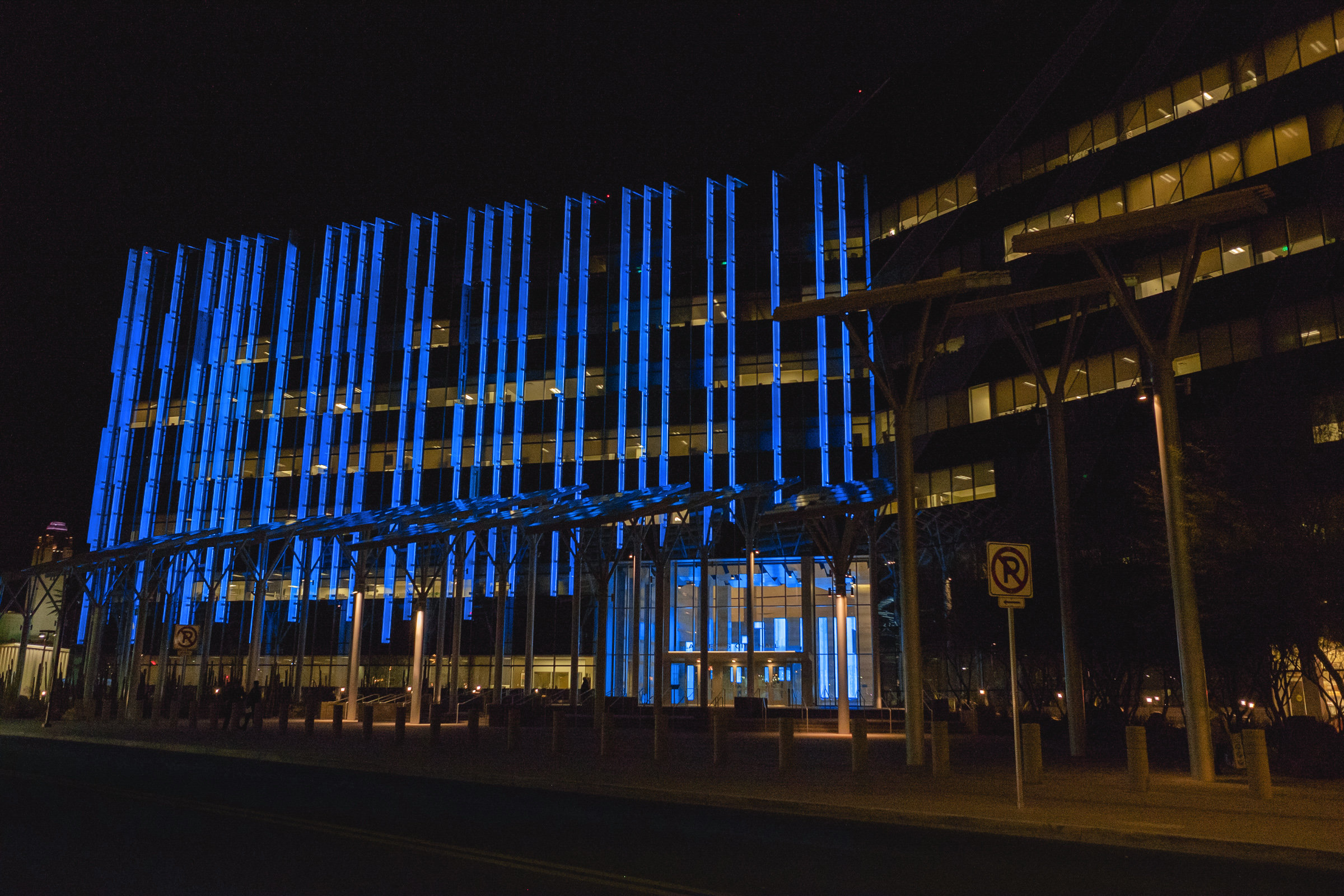 City of Las Vegas on Twitter: City Hall is blue tonight for  @LVMPDFoundation! Visit  to learn more. #GoTrueBlue   / Twitter