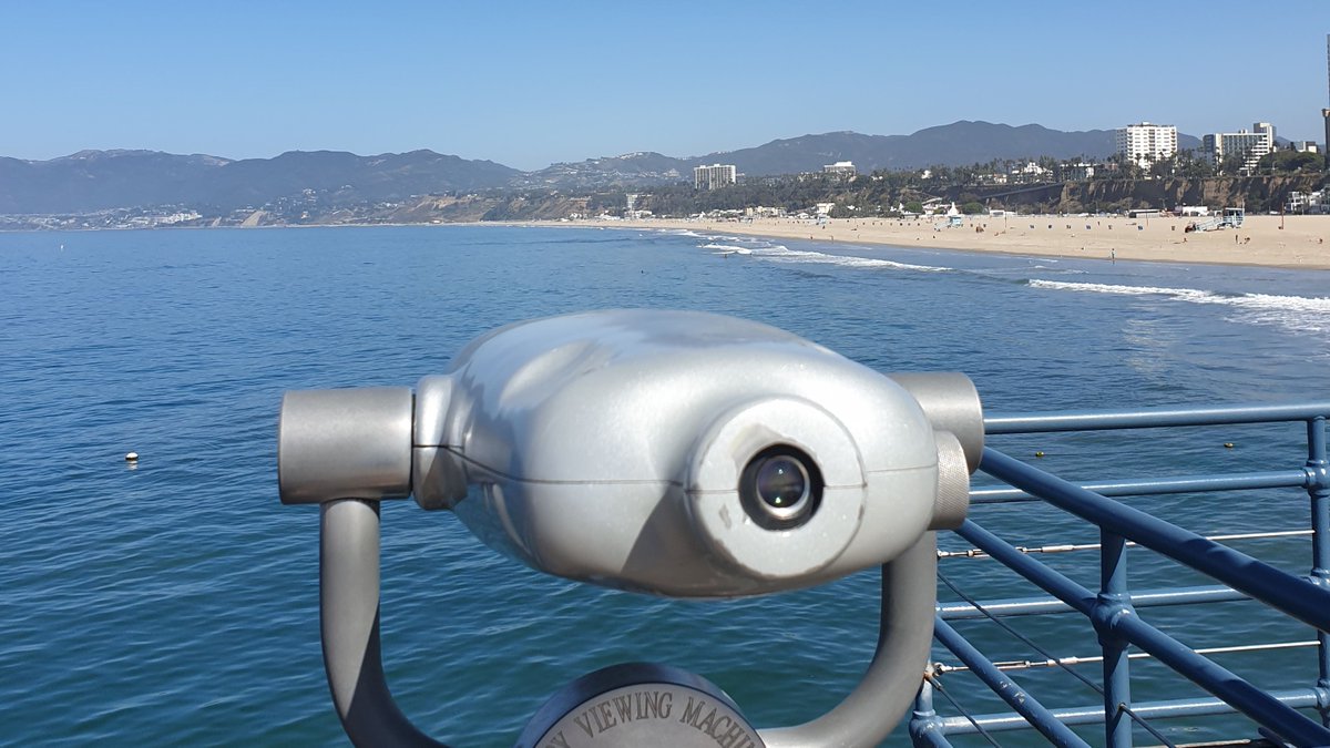 Santa Monica 'shore' looks good from here.