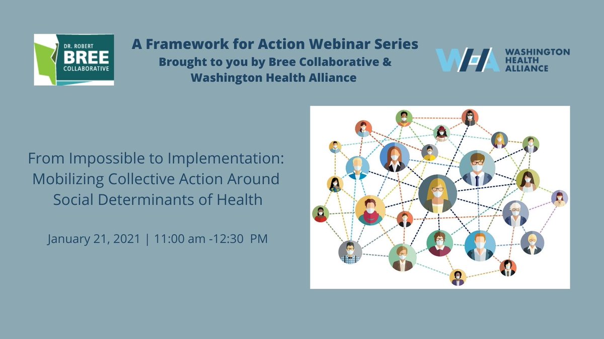 Join <a href="/Bree_WA/">Bree Collaborative</a> &amp; <a href="/WAHealthCheckup/">WA Health Alliance</a> for a free #SDOH webinar on 1/21 to learn strategies from colleagues at <a href="/LeavittPartners/">Leavitt Partners</a> &amp; @BetterHealthEWA that we can all take to collectively impact the moral and social determinants of health. Register here: sdohaction.eventbrite.com