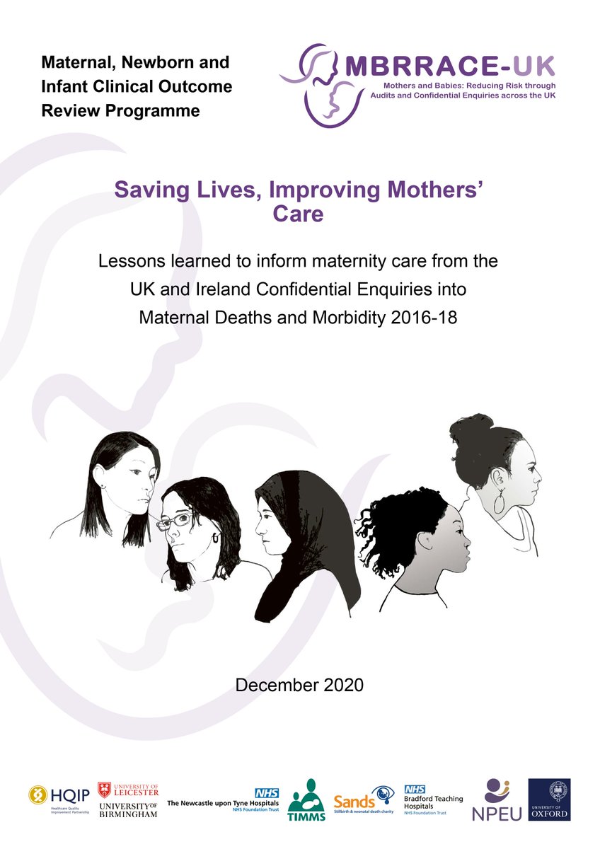 MBRRACE  UK (@mbrrace) on Twitter photo Latest maternal report 'Saving Lives, Improving Mothers' Care' findings from confidential enquiries into maternal deaths and morbidity 2016-18 released today. Available at npeu.ox.ac.uk/mbrrace-uk/rep… Latest maternal report 'Saving Lives, Improving Mothers' Care' findings from confidential enquiries into maternal deaths and morbidity 2016-18 released today. Available at npeu.ox.ac.uk/mbrrace-uk/rep…