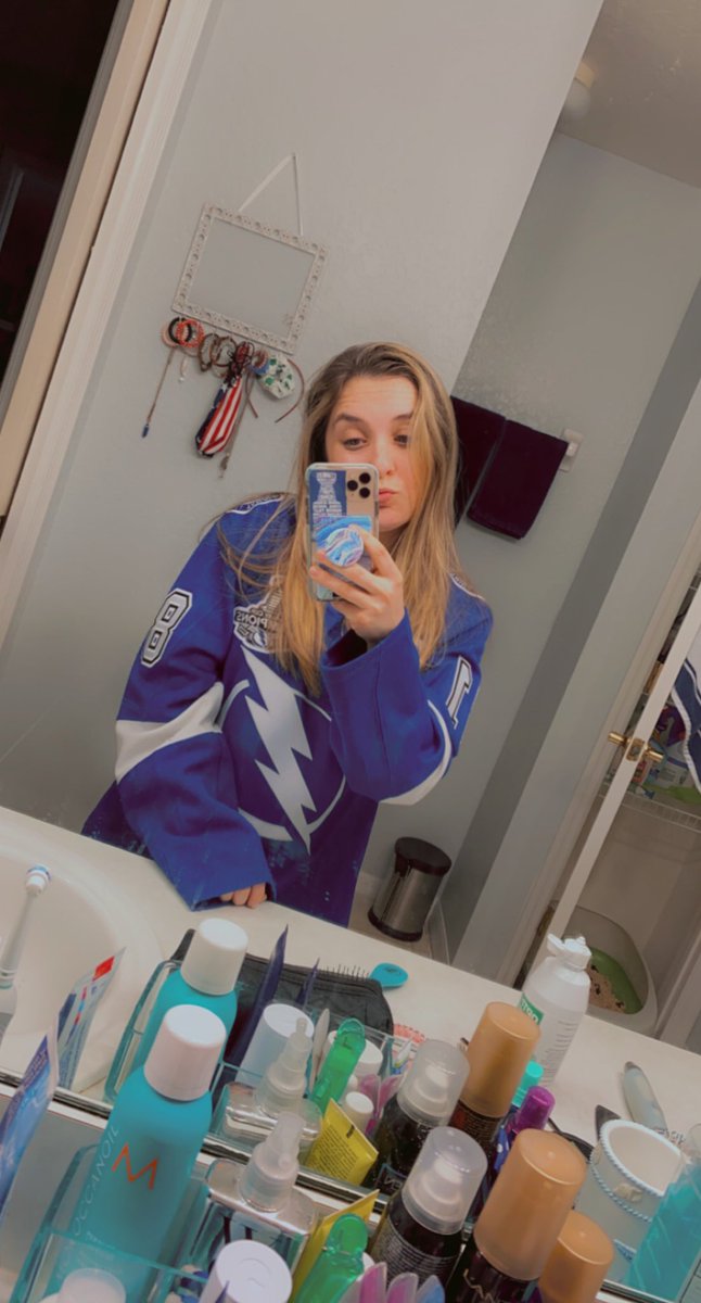 emilykriness9's tweet photo. Could I almost wear a different jersey for every game this season and not repeat any?
Yes.
Will I only wear the same 3-4 over and over?
Also yes. #NHLFaceOff #GoBolts #BackToBackCampaign https://t.co/a1PNGF9GAy