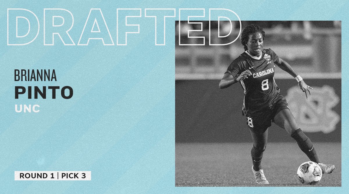 GothamFC's tweet photo. With the #3 overall pick in the 2021 NWSL Draft, we've selected UNC midfielder &amp; 2019 USSF Young Female Player of the Year, Brianna Pinto! 

🔹 Welcome to SBFC, @b_pinto9 🔹 https://t.co/bcjx79KAzV