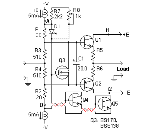 EDNcom's tweet photo. This #amplifier circuit protects the output transistors and the load from a large uncontrollable through current #DesignIdeas #DIWednesday #CircuitDesign
https://t.co/Z2hszllJHJ https://t.co/cZVWcfQ7gb