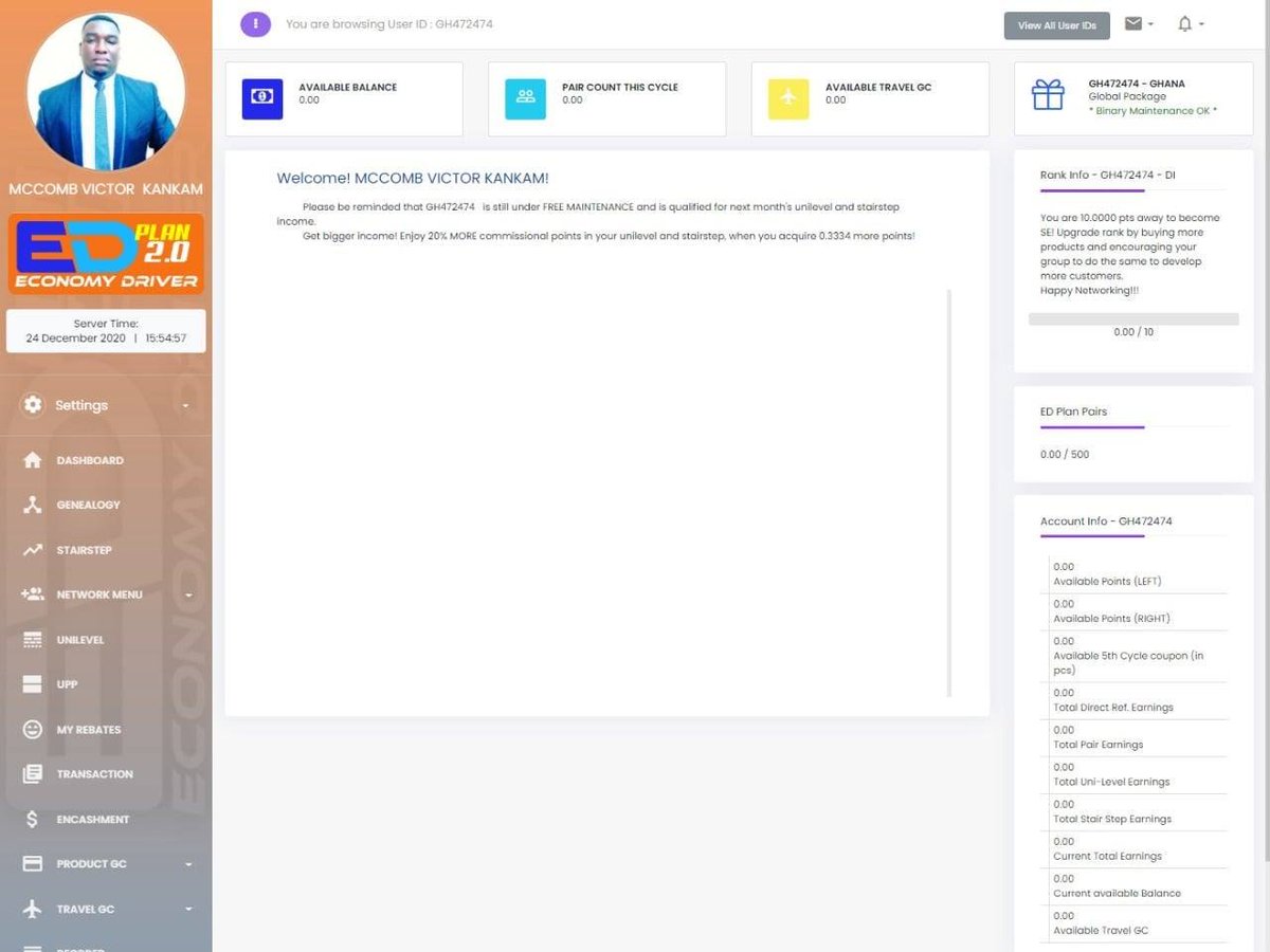 afos_ruby's tweet image. #Congratulations ! and welcome to my team Coach
SaintKing VikkHie Can-Cam Combz  of Ghana for your 1 account investment.
THANK YOU SO MUCH FOR TRUSTING me and also to our TEAM AND COMPANY you are now official part of Alliance and Motion Global Inc.