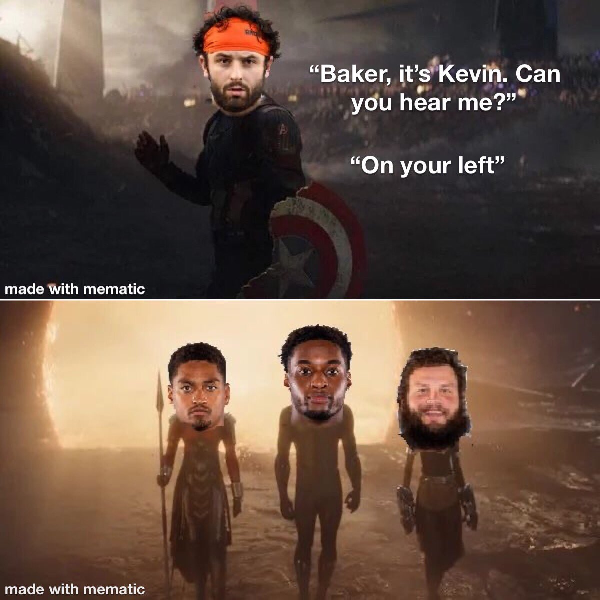 Scuba_Steve26's tweet photo. The whole squad is back, ready to battle! #Browns #WeWantMore https://t.co/YNIUpKtZYA