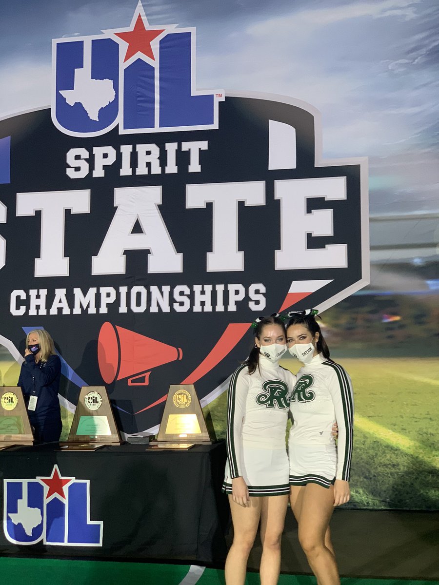 Reagan_Cheer1's tweet photo. REAGAN CHEER!  BEST IN CLASS - FIGHT SONG!  6A-D1 FINALS, TOP 10, and 4th in the STATE!!!! Congrats ladies!  You EARNED IT!  @NEISD @SAReaganFball @Rattlersports @RRHSSpiritTeams https://t.co/N9uD0DebHE