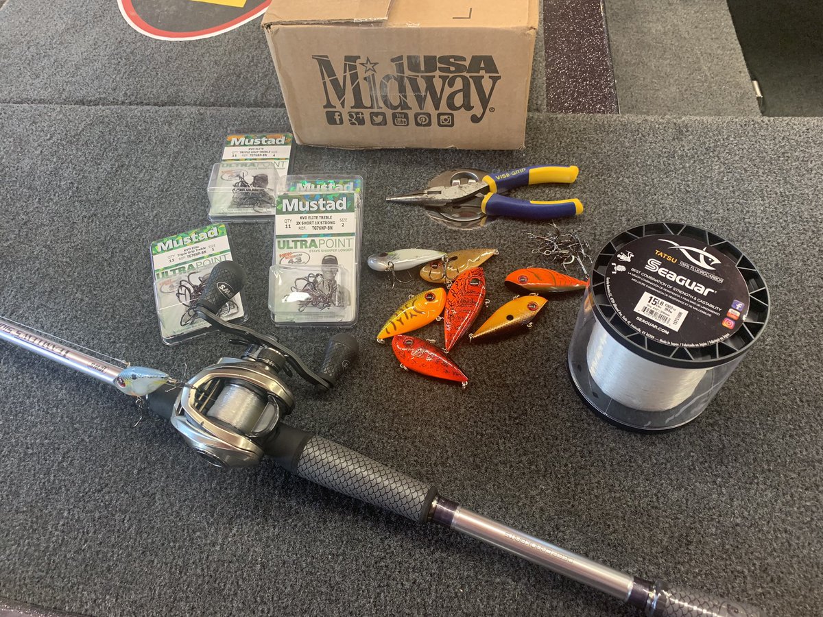 roseoutdoors's tweet photo. This is the perfect time to replace the hooks on your favorite springtime crankbaits with @MustadFishing KVD elite trebles. They are strong, won’t flex, tips won’t roll over, and you can go up one size.
1/4 oz. - 4’s
1/2 oz. - 2’s
3/4 oz. - 1’s
#theperfectsetup #midwayusa #mustad https://t.co/91L4xTKxGM