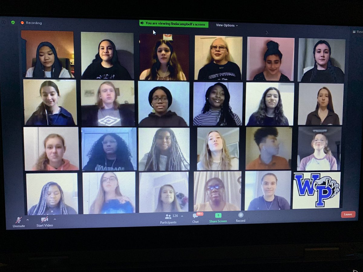 Sandburg_MS's tweet photo. Great virtual West Potomac pyramid concert tonight! The grand finale “We are family” was so fun. https://t.co/ysOgNFbKSK