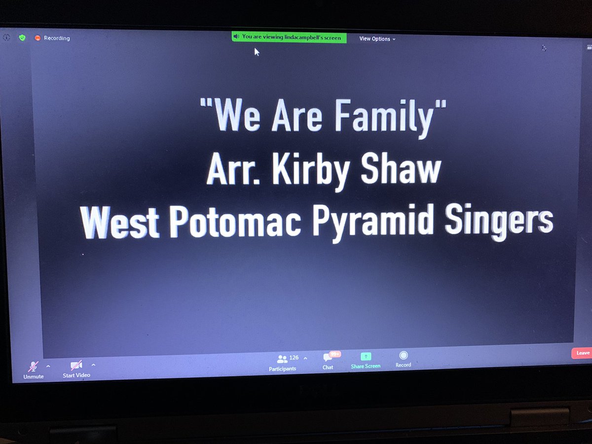Sandburg_MS's tweet photo. Great virtual West Potomac pyramid concert tonight! The grand finale “We are family” was so fun. https://t.co/ysOgNFbKSK