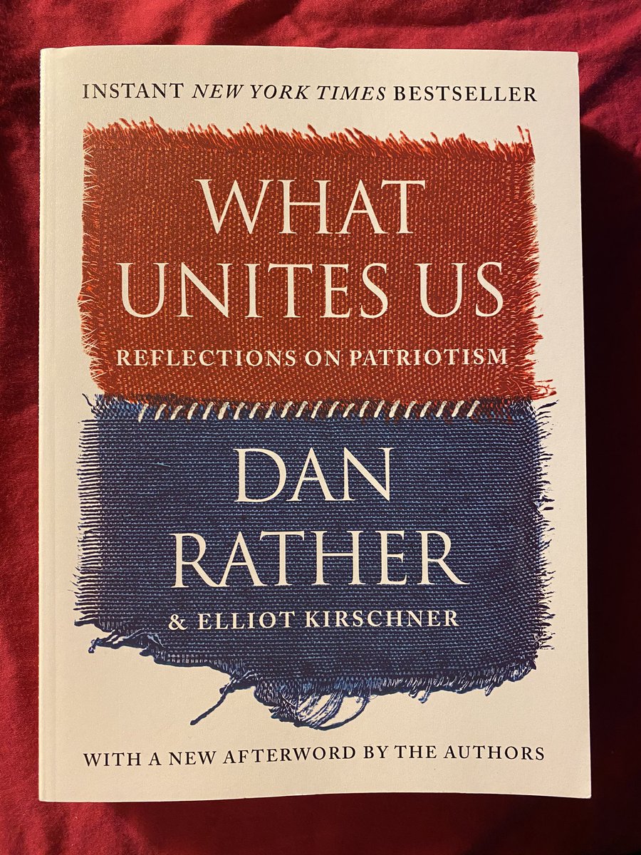 Excited to start in on my new book. Definitely the right week for it. #WhatUnitesUs