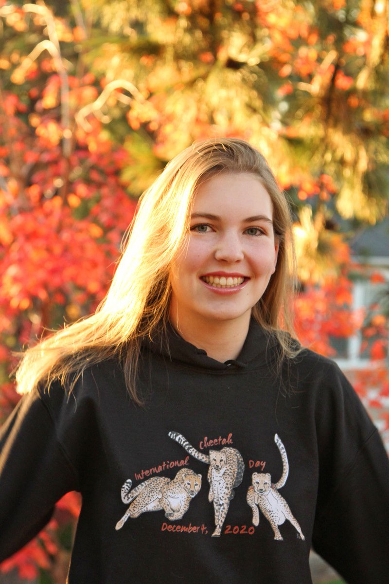 This new Coug has had a lifelong love affair with another big cat. #WSU freshman Isabelle Busch, who’s worked with the @CCFCheetah since kindergarten, recently designed the 2020 International Cheetah Day T-shirt. Read more in the next issue of @wsmagazine, coming soon. https://t.co/4BWn8ctIGT