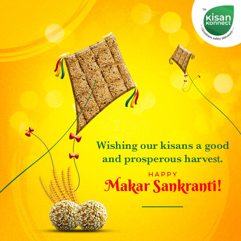 On the auspicious day of Makar Sankranti, let us all join hands and send good wishes to our kisans. #HappyMakarSankranti 
#MakarSankranti2021 #MakaraSankranthi #MakarSakranti #thursdaymorning #ThursdayMotivation