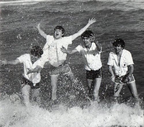 paul mccartney getting way too excited in large bodies of water