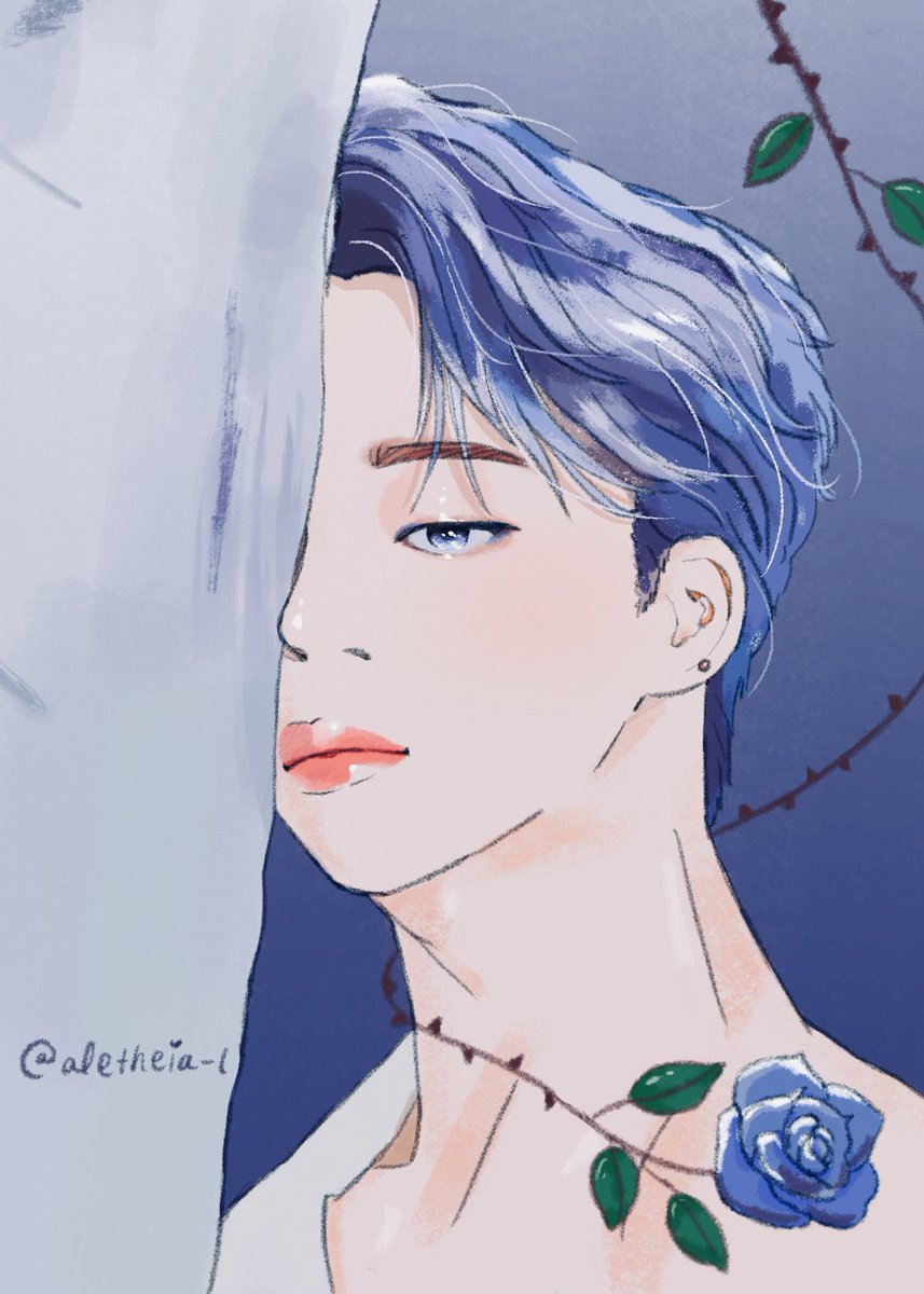 aletheiadraw's tweet photo. Mystery💙 
#jimin #bts https://t.co/JdbUb9CUWt