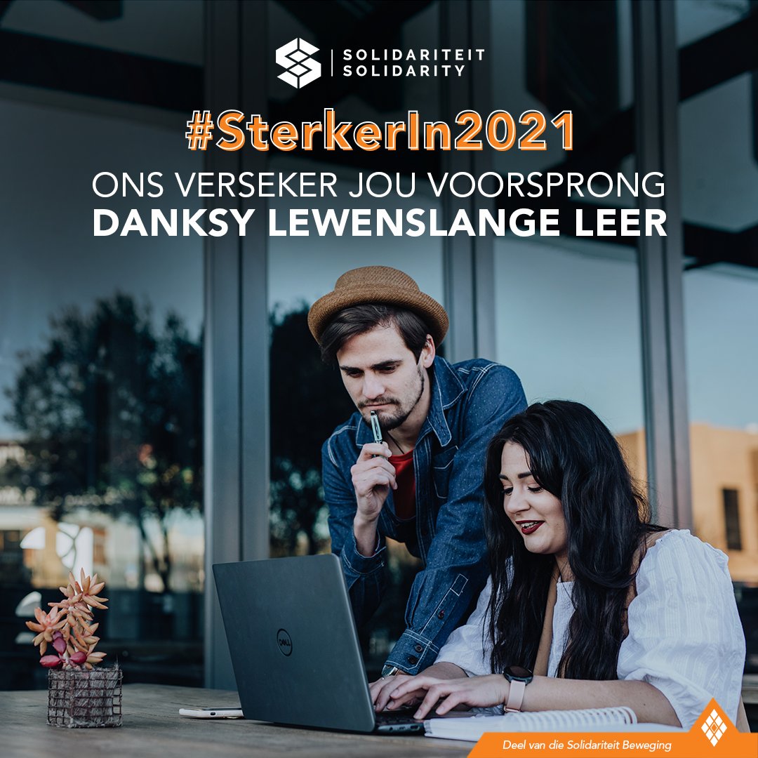 solidariteit's tweet photo. #SLeer loods ʼn splinternuwe beroepsopleidingprogram wat jou in die werkplek bemagtig. Kies uit ʼn reeks kursusse! #SterkerIn2021 Klik hier vir meer inligting: https://t.co/SCBju9Vn4F https://t.co/evWEPY4Jm6