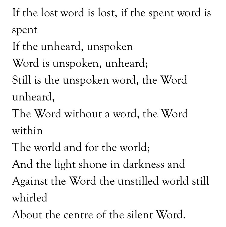T.S. Eliot, as was his habit, borrowed and developed this phrase from his favorite of the Anglican divines in “Ash Wednesday.”