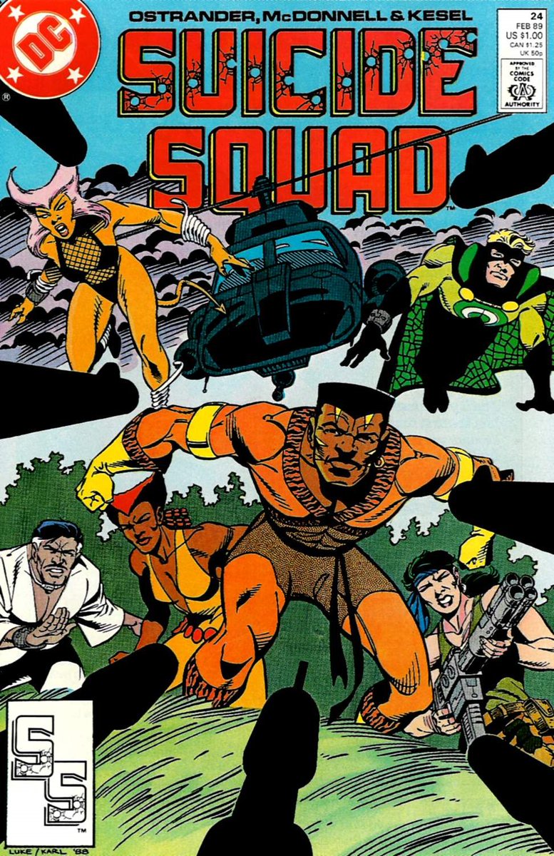 And Ben Turner was not slouching either! After a couple of guest appearances in DETECTIVE COMICS 485 and 489, he went on to become a staple of John Ostrander, Kim Yale and Luke McDonnell's unforgettable run of SUICIDE SQUAD!