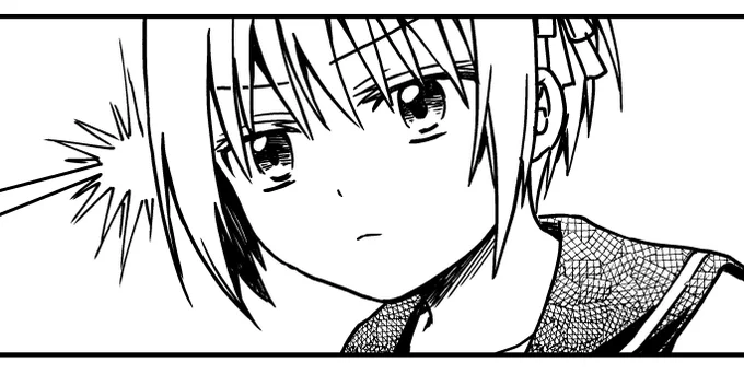 おはようございます。
前半のネームがゴリゴリに詰まってた分、水を得た魚のようにペン入れが楽しい〜〜!😭
ベタが入ってないと側頭部を撃ち抜かれたとしか見えませんね…このコマ。
では仕事に戻ります。 