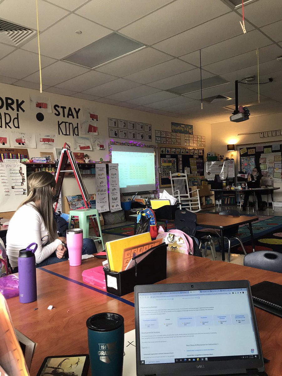 Principal_PeteJ's tweet photo. Mrs. Kennedy (@KatelynKenned15), our awesome Lit Coach, met with our teams today to look at Illuminate and iReady reports. Great conversations! #LVELearns #LionsStickTogether https://t.co/OySowel0KN