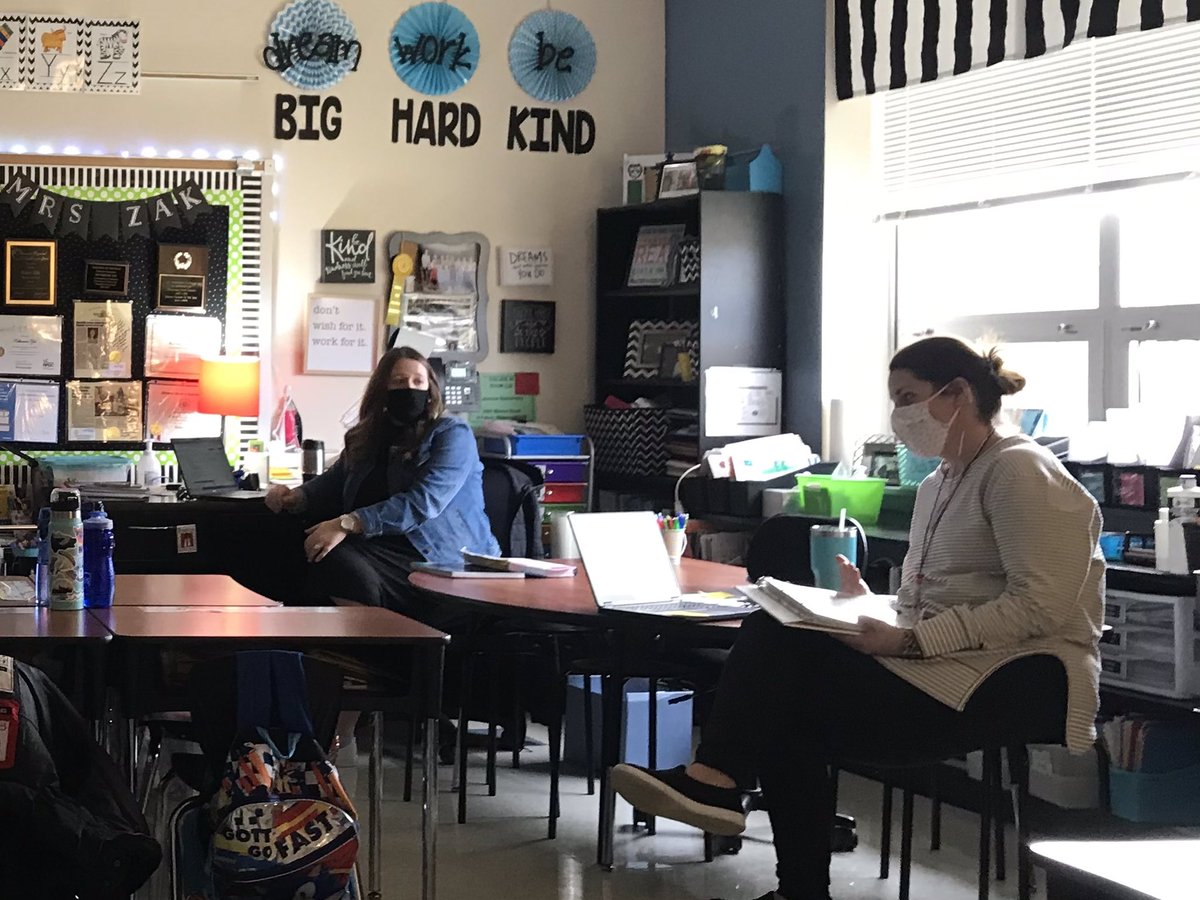 Principal_PeteJ's tweet photo. Mrs. Kennedy (@KatelynKenned15), our awesome Lit Coach, met with our teams today to look at Illuminate and iReady reports. Great conversations! #LVELearns #LionsStickTogether https://t.co/OySowel0KN