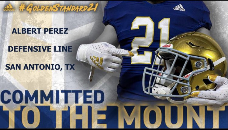 AlbertAP_52's tweet photo. I'm excited to announce I am committing to Mount Marty University‼️ I want to thank my family, God, teammates, and coaches. I want to say thanks to @MMULancersFB @CoachZuck   @MikeWoodley10 for the opportunity to play at the next level 🔵🟡 go Lancers‼️ https://t.co/0rCJ1t1Ob8
