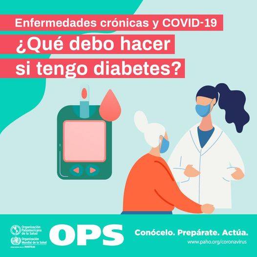 ACN_Cuba's tweet photo. 👀⚠️🦠Si padeces diabetes, tienes mayor riesgo de enfermarte gravemente si contraes la #COVID1
Protégete y protege a los demás
👍🏼
Cuídate ➡
Utiliza mascarilla😷
Lávate tus manos frecuentemente con agua y jabón
💧➕🧼➕👐
Evita los lugares concurridos↔️
Un consejo de #OPSCuba https://t.co/sotkk6NHNU