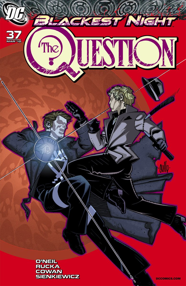 And rounding up this era, we have 2010's THE QUESTION #37, a Blackest Night special by O'Neil, Greg Rucka, Denys Cowan and Bill Sienkiewicz that's more of a Question thing, as the name implies, but does feature the last time O'Neil would ever write Shiva.It's great.