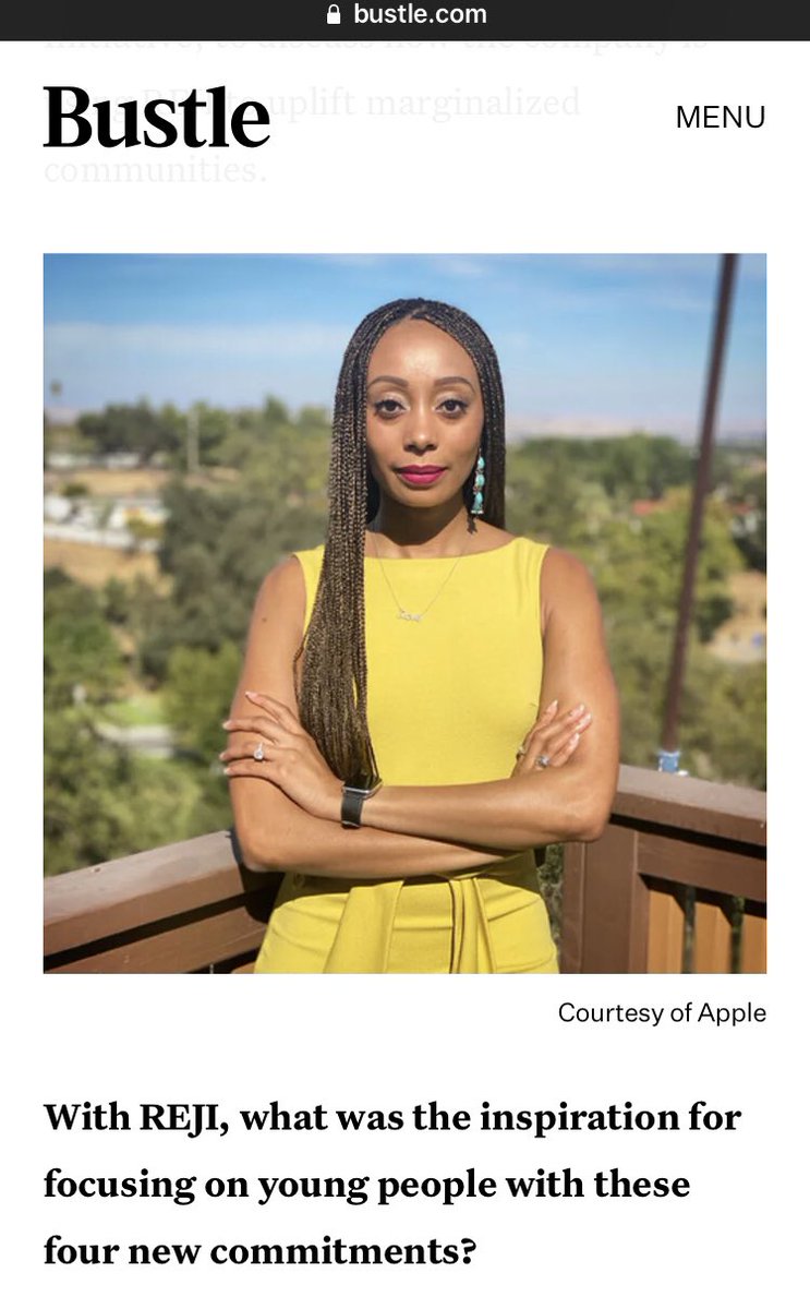 Proud of the work my brilliant friend @AReneeJ is helping to lead at <a href="/Apple/">Apple</a> with @lisapjackson on racial and social equality