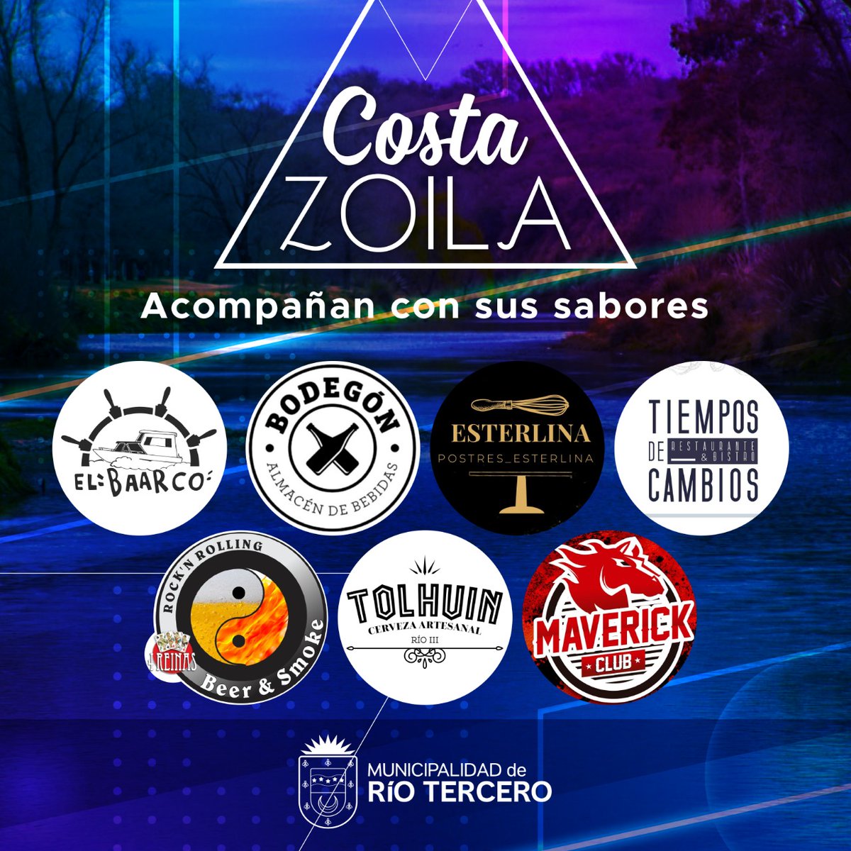 lautavillafane3's tweet photo. ¡Mañana se viene algo lindo!🥳🎉
En nuestro balneario.
👉Food truck 
👉Eventos de Fuegos y Ahumaderos
👉Cerveza artesanal tirada 
👉Bandas y DJ en vivo.
¡COSTA ZOILA! 
@MuniRio3 @ferrermarcos https://t.co/fB57KlQxM1