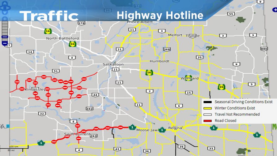 PQuinlanGlobal's tweet photo. BREAKING: Blizzard WARNING issued for Saskatoon for zero visibility tonight. Travel is NOT recommended on all roads into &amp; out of the city. We have full coverage tonight at 10pm #yxe #Sask #skstorm https://t.co/CSjaBctrbf