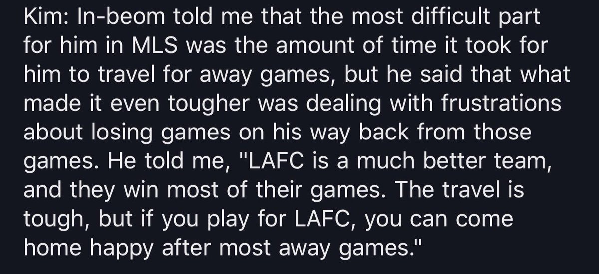 Kim Moon-hwan on his conversations with his friend and former Vancouver Whitecaps midfielder Hwang In-beom about his move to LAFC.