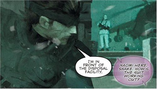 the old voice actors come back and rerecord their lines-- wait a minute.Just watch the Digital Graphic Novel adaptation of MGS1!! It's a retelling of MGS1 with a comic book artstyle, with fully recorded voice lines done by the voice actors themselves. This means there are (3/5)