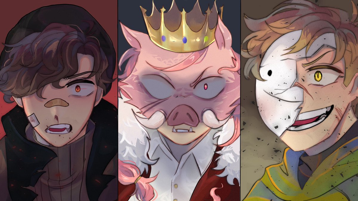 KokomimiDraws's tweet image. &quot;If I can&apos;t have L&apos;Manburg, no one can&quot;
(Based on SADist drawings!)

#wilbursootfanart #technobladefanart #dreamfanart #sadistredraw