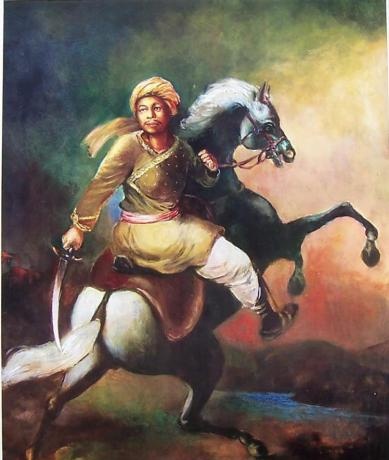 Anamika_1424's tweet photo. Lachit Borphukan, a great warrior,an inspiration for Assamese and an example of bravery &amp; courage. He recovered Guwahati from mughals &amp; defeated them in Northeast India. He also won the battle of Saraighat but unfortunately has not found his rightful place in our history books.🚩 https://t.co/uVEntDSgEl