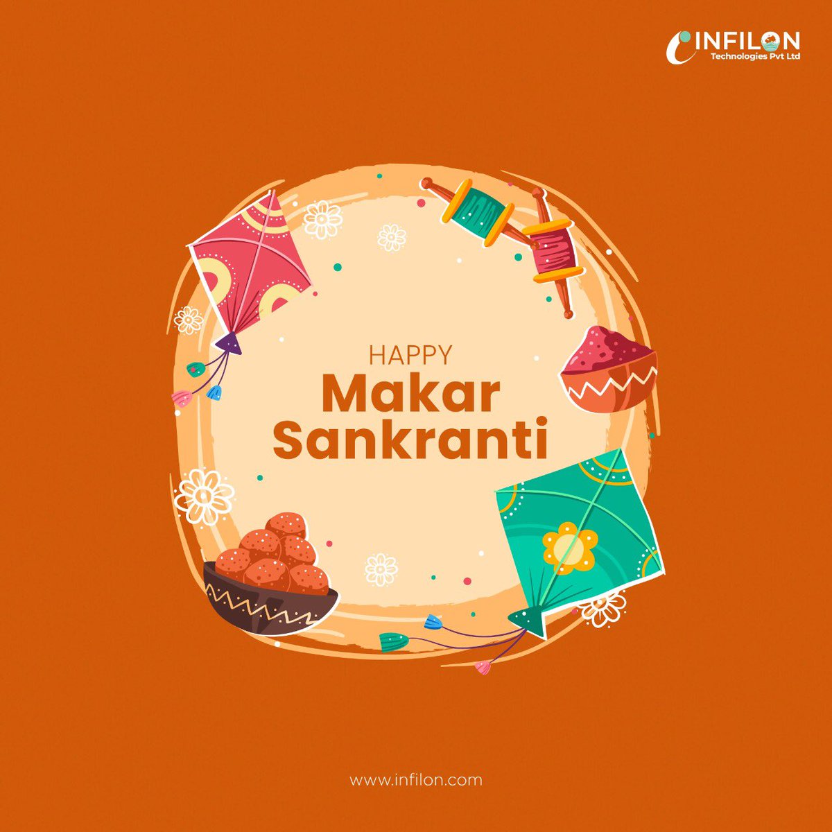 infilon's tweet photo. Hope this auspicious occasion of Makar Sankranti makes you reach new heights of happiness!
Happy Makar Sankranti!
#HappyUttarayan #Infilon #Sankranti #Uttarayan #HappyMakarSankranti #MakarSankranti #InfilonTechnologies #Kites #Ahmedabad https://t.co/kbtNQluwTM