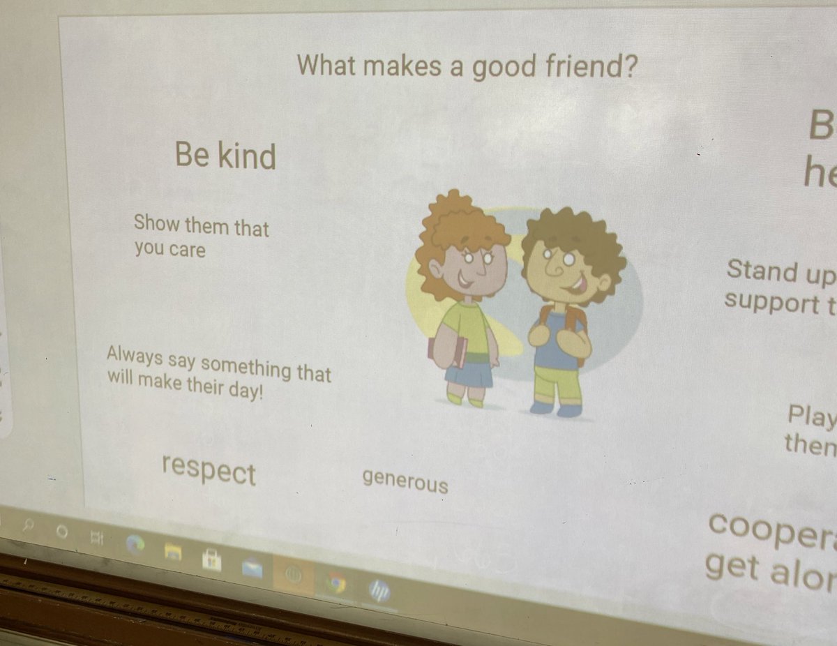 January’s push in we are discussing/identifying what creates a healthy relationship. Thank you to Mrs. Sheehy for creating a jam board filled with the students brainstormed qualities that are found in healthy relationships <a href="/WHGWashington/">WHGW</a>