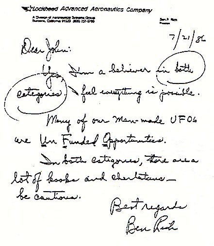 JeremyCorbell's tweet photo. @cwfmoore @Mattigar @PistoleroFilms @Snowden It was in a letter to John Andrews... a response to what John wrote Ben.
#UFO
#BenRich
#ExtraordinaryBeliefs
#UnFundedOpportunities https://t.co/n35F1DPBJZ