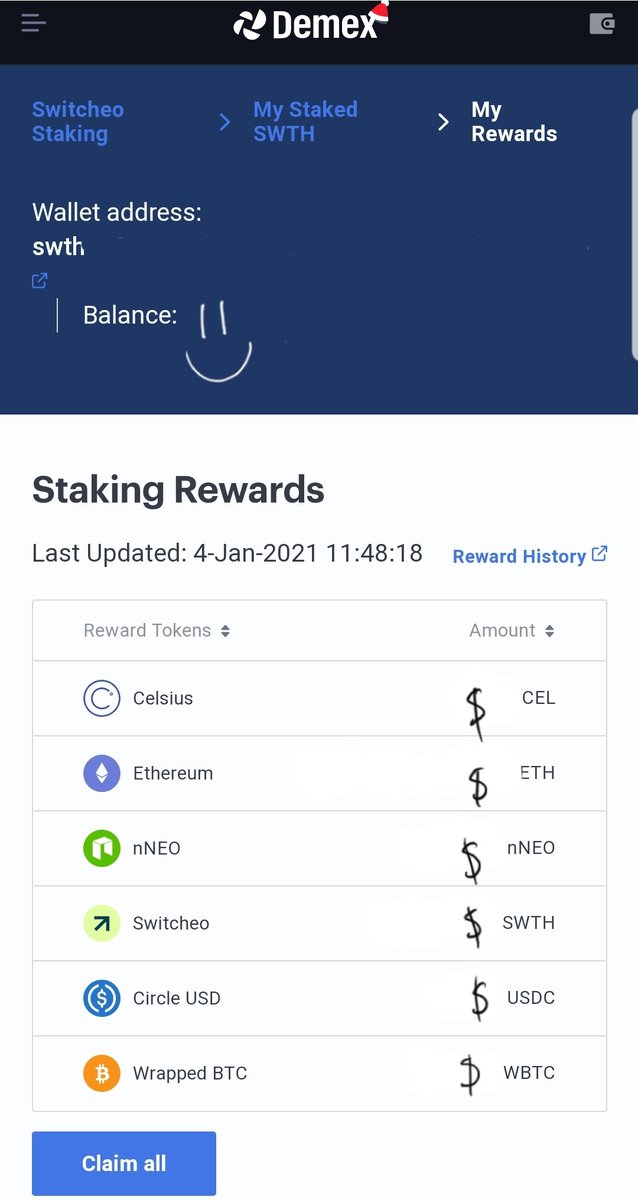 nguyen_er's tweet photo. @SndrPs Love my staking rewards. Earn 90% of all trading fees on the exchange. 10% goes to Switcheo Development Fund. 75% of $SWTH is staked. Futures trading capable on MainNet in a few hours. Dont miss the train, join today.
#passiveincome #ALTSEASON #DeFi #demex #switcheo #L2protocol https://t.co/ElNNd6qUMT